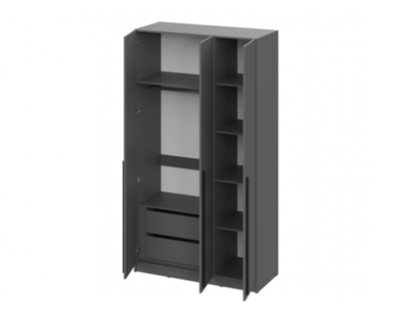 Шкаф Берген ШК-1200  серый графит