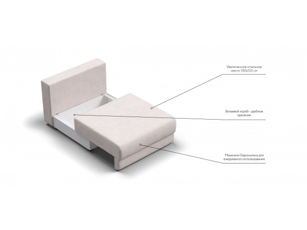 База сп.м РИЧМОНД MODOOL Вельвет CORD бежевый