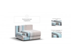 Ричмонд Модуль спальное место Вельвет Корд бежевый