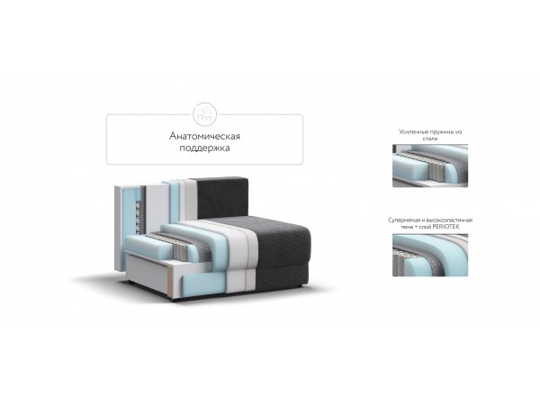 База сп.м РИЧМОНД MODOOL Вельвет CORD графит