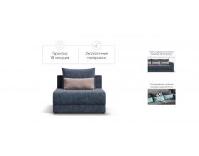 Ричмонд Модуль спальное место Велюр Роял синий