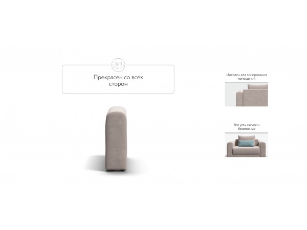 Подлокотники 2 шт. РИЧМОНД MODOOL Велюр Monolit латте