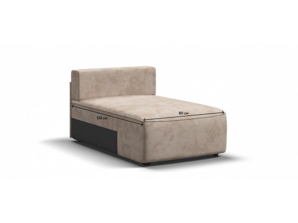 KING MODOOL оттоманка Велюр Alkantara пепел