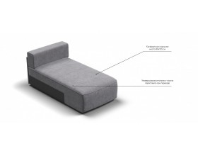 Кинг Модуль оттоманка Велюр Роял агат