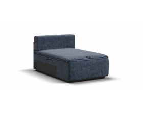 Кинг Модуль оттоманка Велюр Роял синий