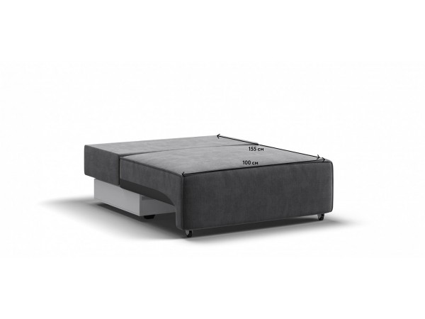 База сп.м BOSS SOFT MODOOL Велюр monolit серый