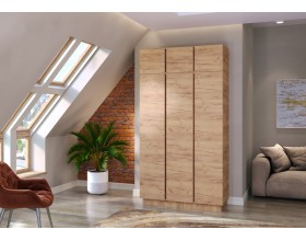 ВЕРТИКАЛЬ Шкаф 1210 3С Крафт золотой