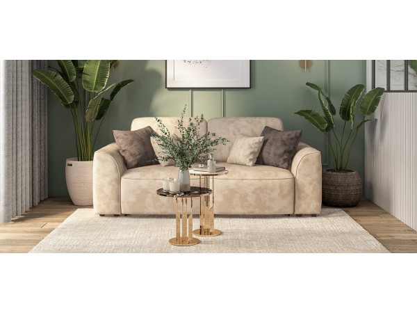 Диван KING MODOOL Велюр Alkantara пепел