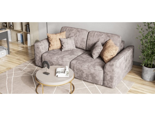 Диван KING MODOOL Велюр Alkantara серый