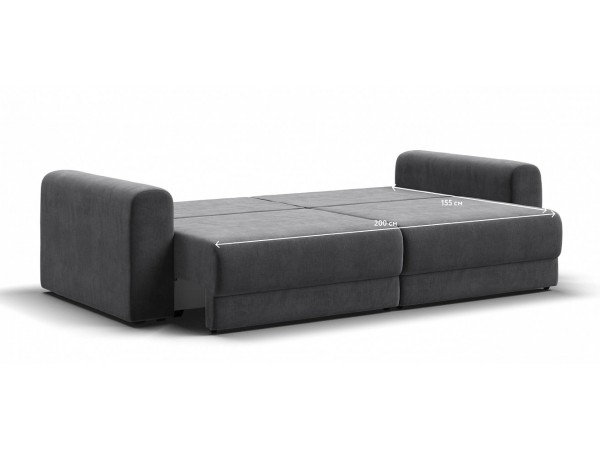 Модульный диван РИЧМОНД MODOOL Велюр Monolit серый