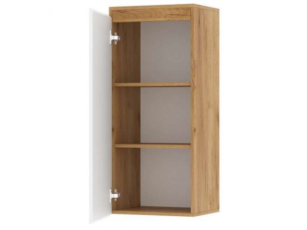 ГРЕТТА Пенал навесной 1С Дуб Крафт золотой - Белый