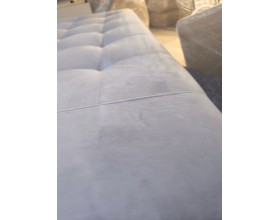 Уценка! Без гарантии! Босс Макс угловой диван Велюр Монолит латте