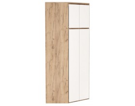 Шкаф угловой 4С "ГРЕТТА" Дуб Крафт золотой - Белый