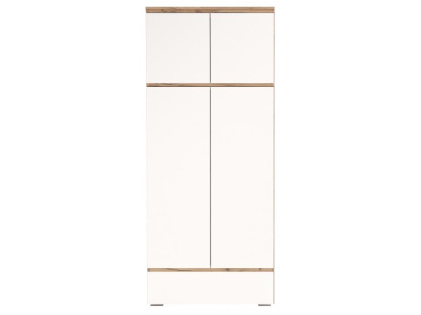 Шкаф 4С1Я "ГРЕТТА" Дуб Крафт золотой - Белый