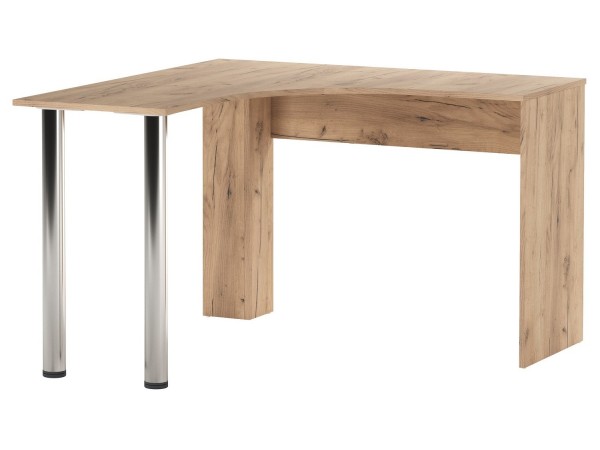 Стол письменный угловой "ГРЕТТА" Дуб Крафт золотой