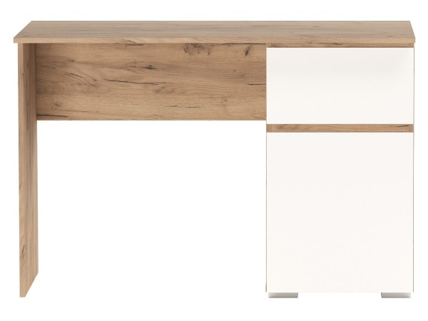 Стол письменный 1С1Я "ГРЕТТА" Дуб Крафт золотой - Белый