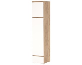 Пенал с ящиком Д2С1Я "ГРЕТТА" Дуб Крафт золотой-Белый