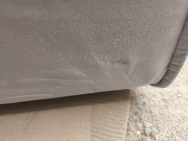 Уценка ! Без гарантии ! Угловой диван NORD 2.0 велюр MONOLIT Сталь