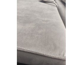 Уценка! Без гарантии! Угловой диван NORD 2.0 велюр MONOLIT Сталь