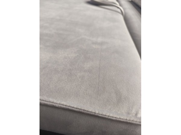 Уценка ! Без гарантии ! Угловой диван NORD 2.0 велюр MONOLIT Сталь