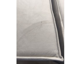 Уценка! Без гарантии! Угловой диван NORD 2.0 велюр MONOLIT Сталь