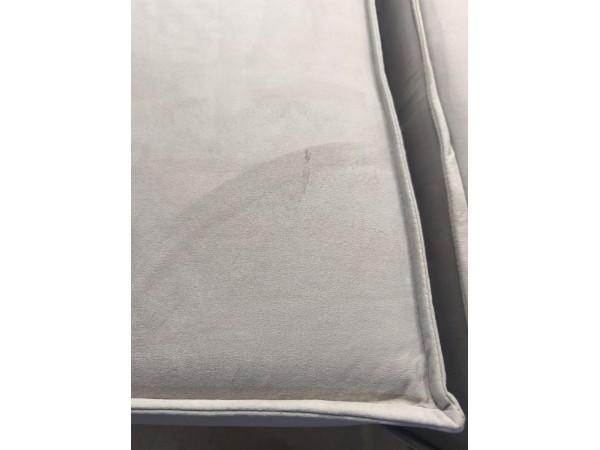 Уценка ! Без гарантии ! Угловой диван NORD 2.0 велюр MONOLIT Сталь