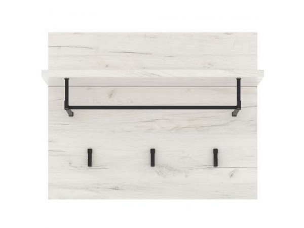 Вешалка 500 "ГРЕТТА" Дуб Крафт белый