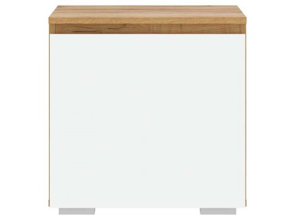 Тумба 500 "ГРЕТТА" Дуб Крафт золотой - Белый