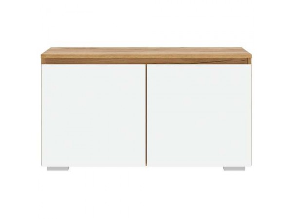 Тумба 900 "ГРЕТТА" Дуб Крафт золотой - Белый