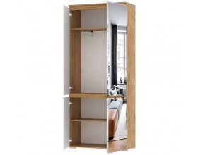 Шкаф 2С2ЗР "ГРЕТТА"  Дуб Крафт золотой - Белый