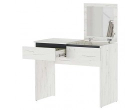 Стол косметический "ГРЕТТА" Крафт белый - Антрацит