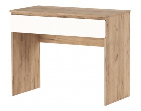 Стол косметический "ГРЕТТА" Дуб Крафт золотой-Белый