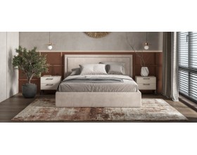 Фрея Кровать без ПМ 160*200 Велюр Монолит латте
