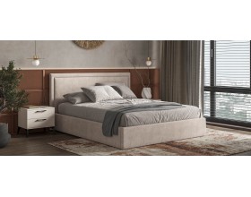 Фрея Кровать без ПМ 160*200 Велюр Монолит латте