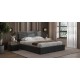 Кровать Фрея 160*200 без ПМ MONOLIT Серая