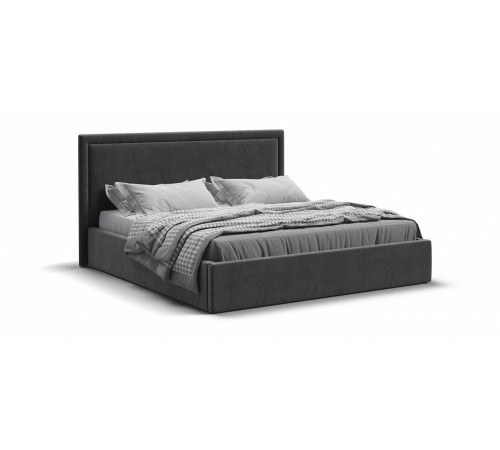 Кровать Фрея 160*200 без ПМ MONOLIT Серая Кровать Фрея 160*200 без ПМ MONOLIT Серая