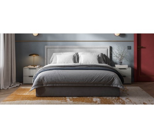 Кровать Фрея 160*200 без ПМ MONOLIT Сталь Кровать Фрея 160*200 без ПМ MONOLIT Сталь