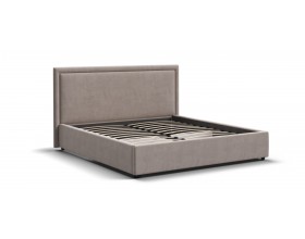 Фрея Кровать+ПМ 160*200 Велюр Монолит латте