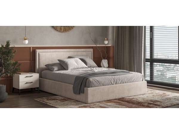 Кровать Фрея 160*200 с ПМ MONOLIT Латте