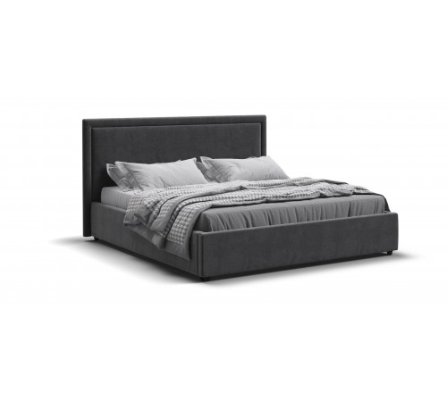 Кровать Фрея 160*200 с ПМ MONOLIT Серая Кровать Фрея 160*200 с ПМ MONOLIT Серая