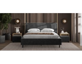 Кровать Фрея 160*200 Слим MONOLIT Серая