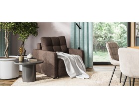 Денди Слим кресло-кровать Рогожка Мальмо шоколад