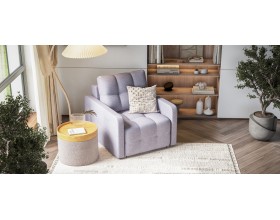 Денди Слим кресло-кровать Рогожка Мальмо платина