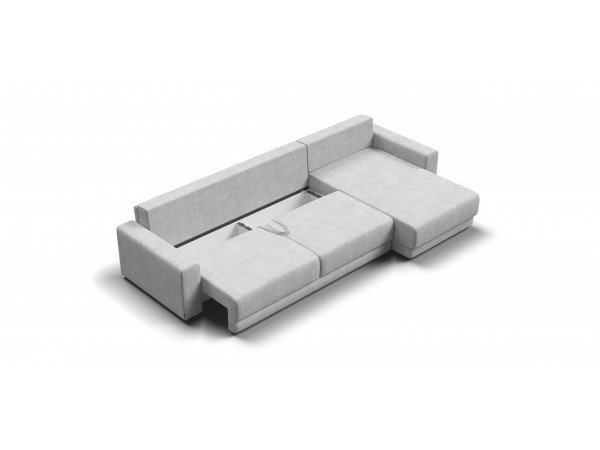Угловой диван Босс Прайм Макс Шенилл CLOUD грей