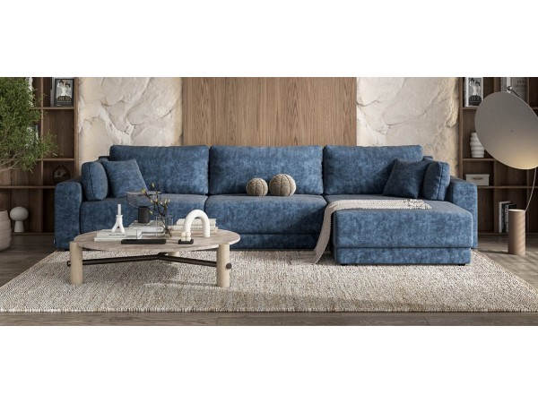 Угловой диван Босс Прайм Макс Велюр Royal топаз