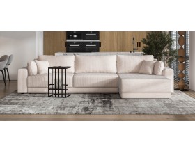 Босс Прайм Макс угловой диван Вельвет Корд бежевый