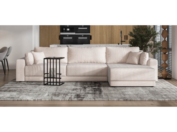 Угловой диван Босс Прайм Макс Вельвет CORD бежевый Угловой диван Босс Прайм Макс Вельвет CORD бежевый