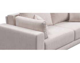 Босс Прайм Макс угловой диван Вельвет Корд бежевый