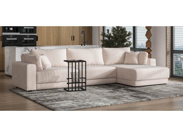 Угловой диван Босс Прайм Макс Вельвет CORD бежевый Угловой диван Босс Прайм Макс Вельвет CORD бежевый