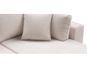 Босс Прайм Макс угловой диван Вельвет Корд бежевый